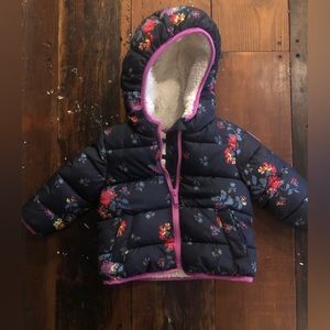 Girls GAP winter coat with sherpa inside